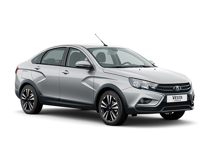 Lada Vesta Cross Серебристый "Платина"